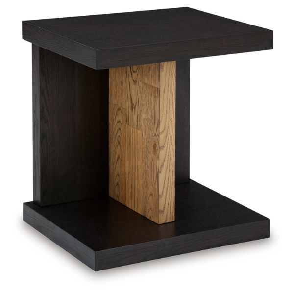  Kocomore Chairside End Table, Brown/Natural 