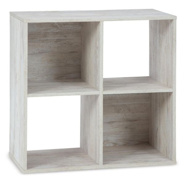  Paxberry Four Cube Organizer, Whitewash 