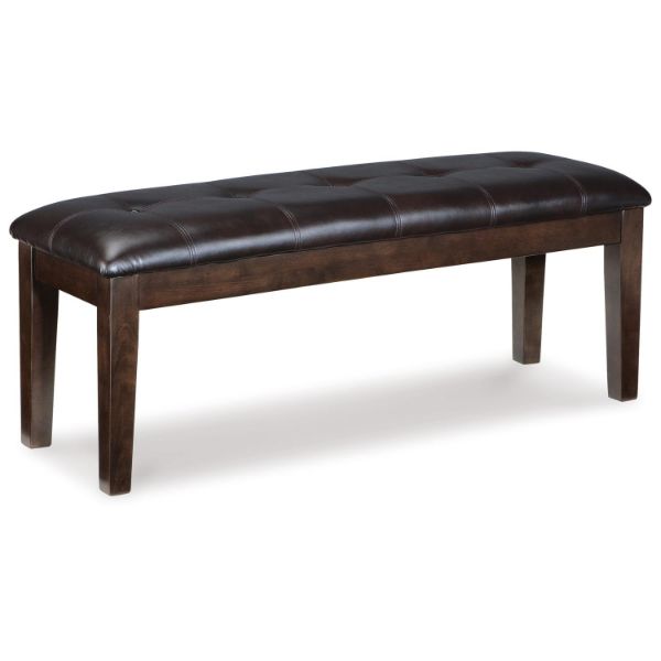  Haddigan Dining Bench, Dark Brown 