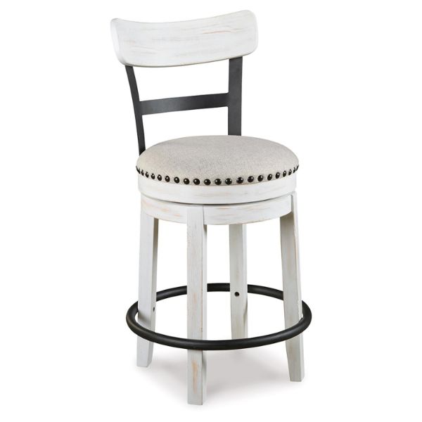 Valebeck Counter Height Stool, White 