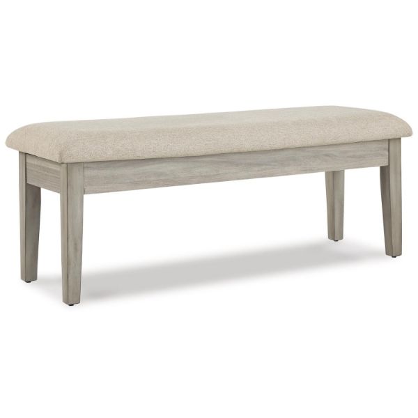  Parellen Bench 48", Beige/Gray 