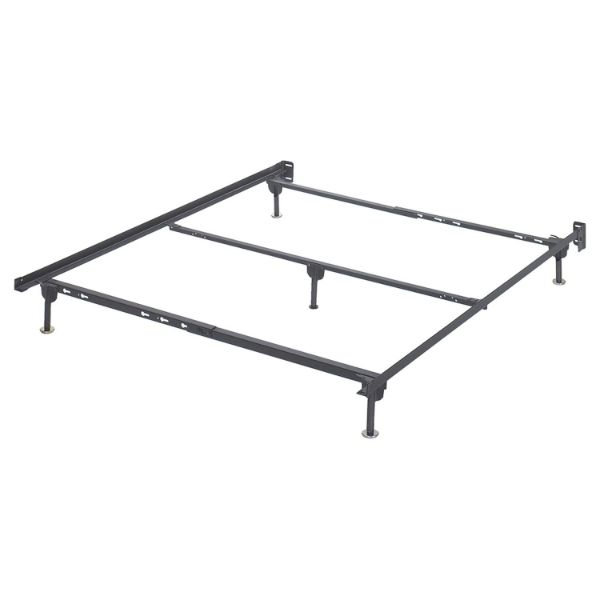  Platform Queen Bolt on Bed Frame, Metallic 
