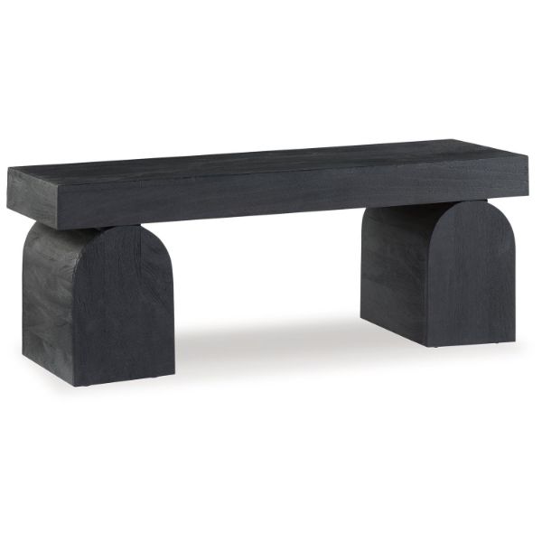  Holgrove Accent Bench, Black 