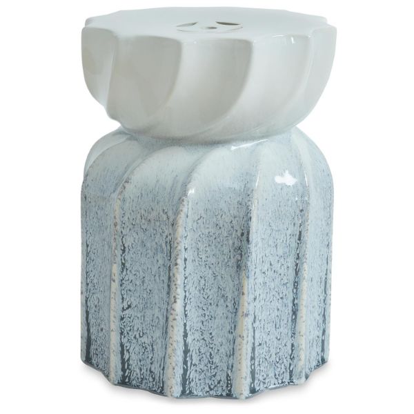  Michamere Stool, Gray/Taupe 