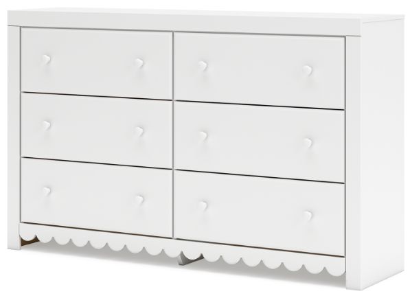  Mollviney Dresser, White 