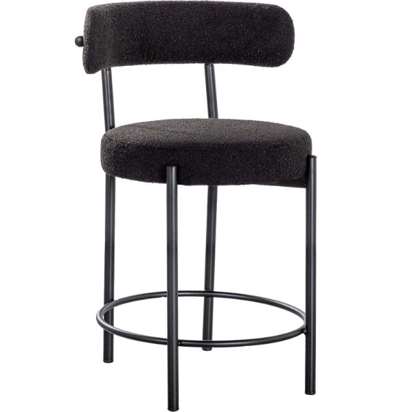  Milana 24" Black Barstool 
