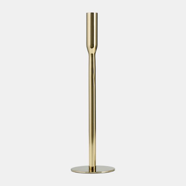 Tapered Candle Holder Gold 