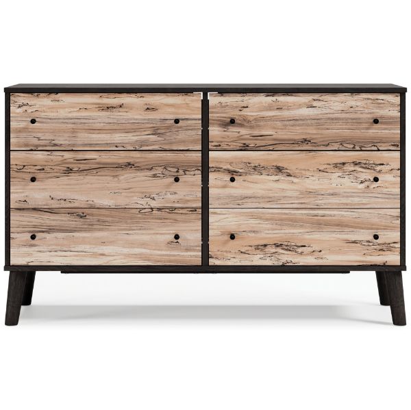  Piperton Dresser, Two-tone Brown/Charcoal 