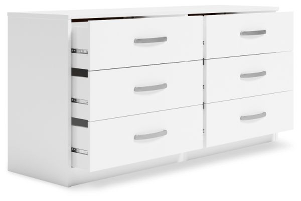  Flannia Dresser, White 