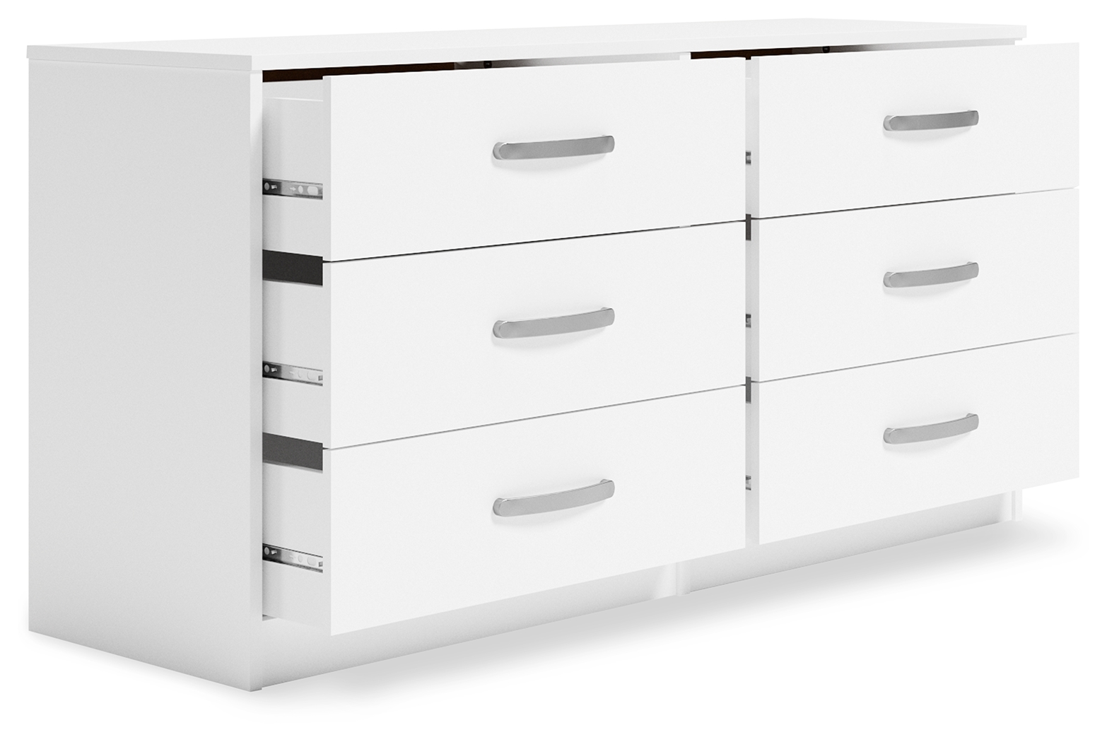 Flannia Dresser, White 2 Flannia Dresser, White