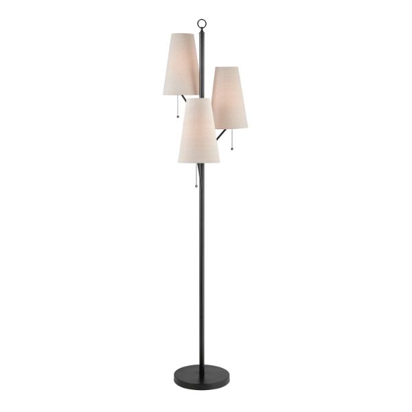 Linnea Three Light Metal Floor Lmp 