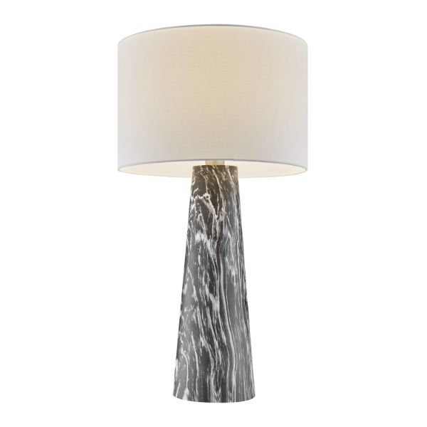 Grnvill Black Marble Ceramic Lamp 