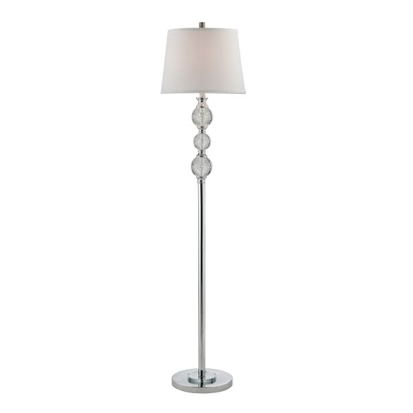 Oriel Seeded Crystle Floor Lamp 