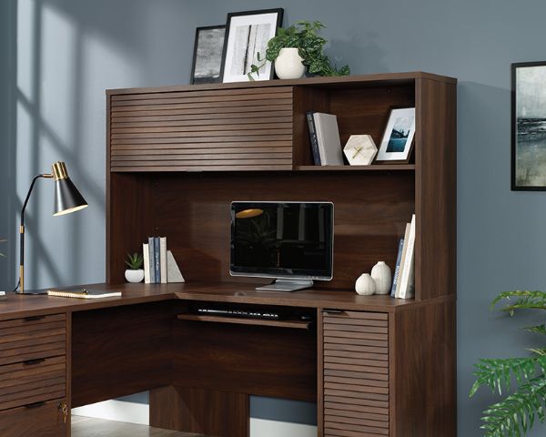  Englewood Large Credenza Hutch Top, Brown 