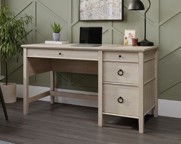  East Adara 54" Writing Desk with Drawers, Oak 