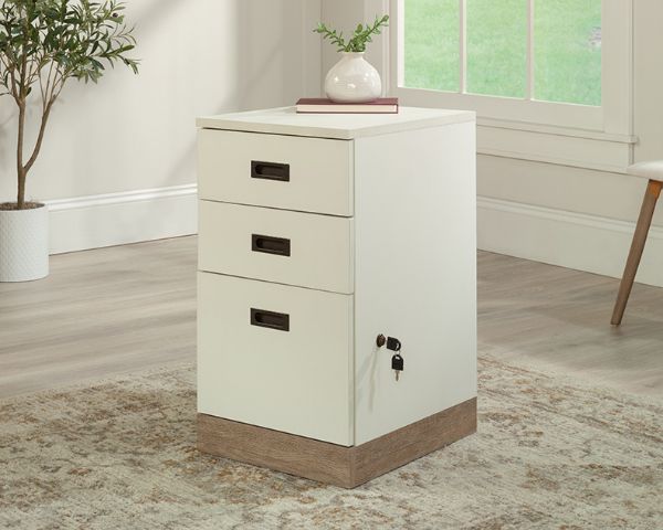  Dixon City File Cart, White 