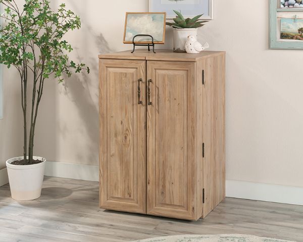  Craft Works Craft Station with Storage, Brown 