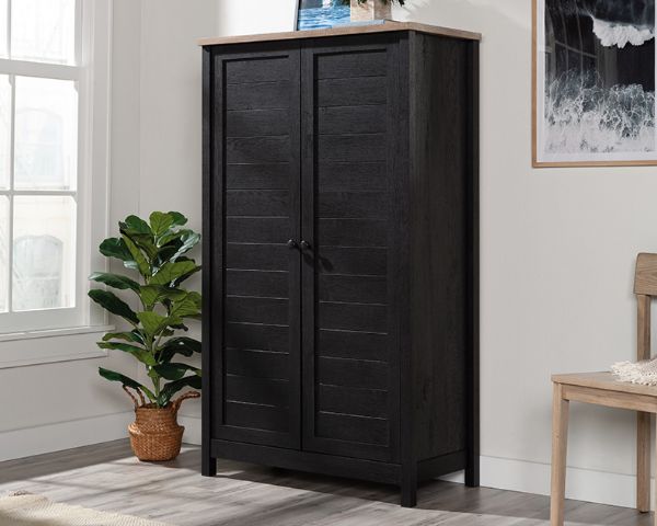  Cottage Road Storage Cabinet, Black 