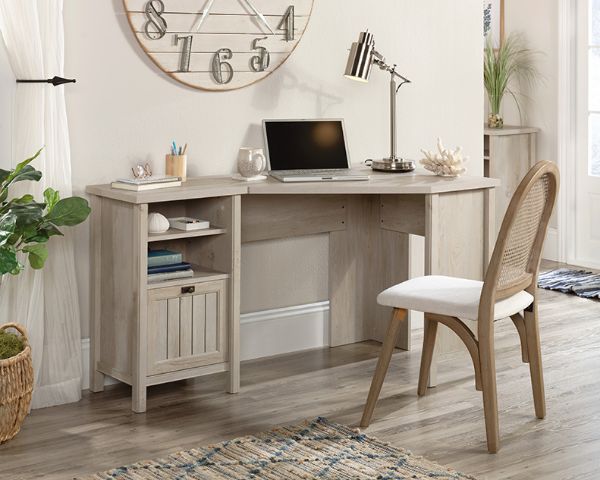  Costa 55" Corner Desk, White 