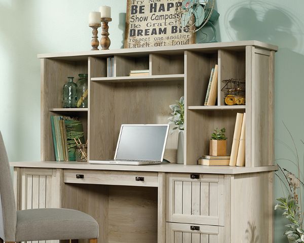  Costa Computer Desk Hutch, White 