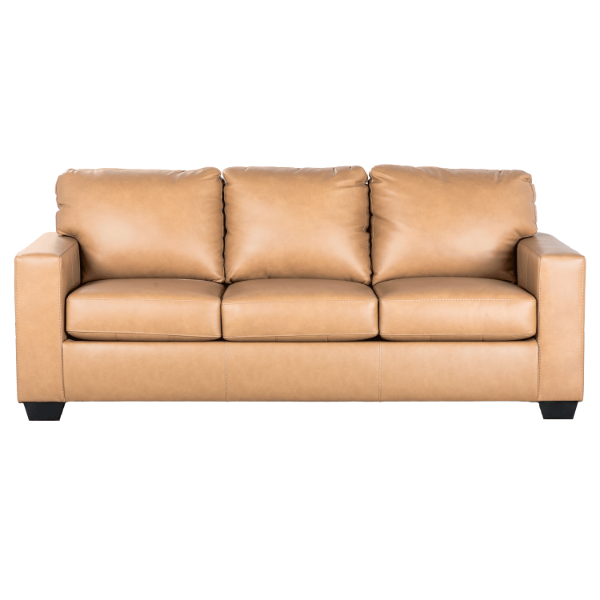 Mendrisio Toffee Leather Sofa 