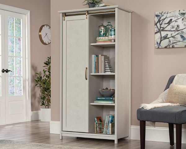  Coral Cape 2-Door Storage Cabinet, White 