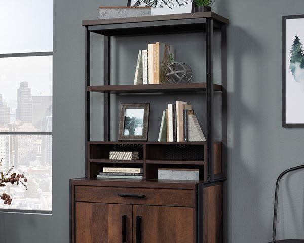  Briarbrook Library Cabinet Hutch, Brown 