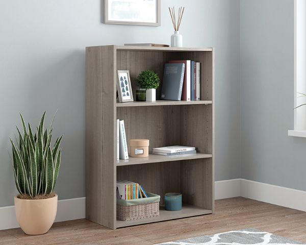  Beginnings 3-Shelf Bookcase, Gray 