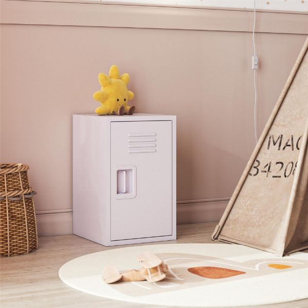  Casey Kids Metal Storage Locker, Lavender 