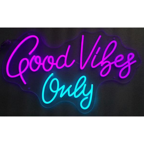 Neon Good Vibes Only 