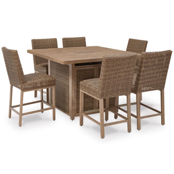 Walton 7 Piece Fire Table Set 