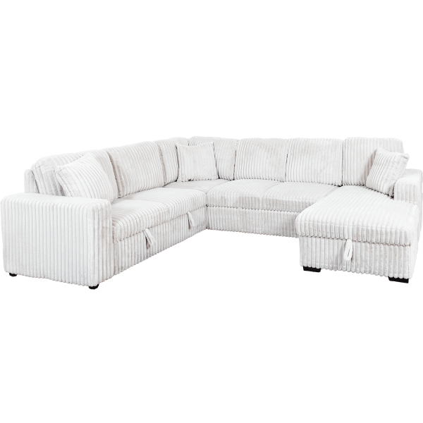Horizon 5PC Sectional with Pull Out Bed 