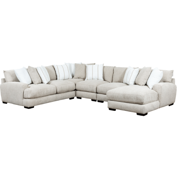 Shay 5PC Sectional with RAF Chaise 