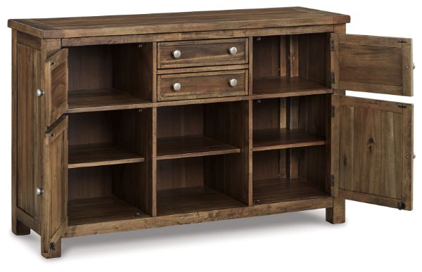  Moriville Dining Server, Grayish Brown 