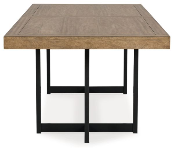  Tomtyn Dining Extension Table, Light Brown 