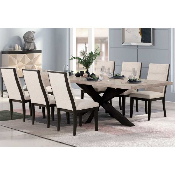 Lux 7 Piece Dining Set 