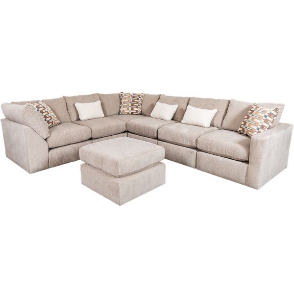 Nolte 7PC Sectional with RAF Chair 