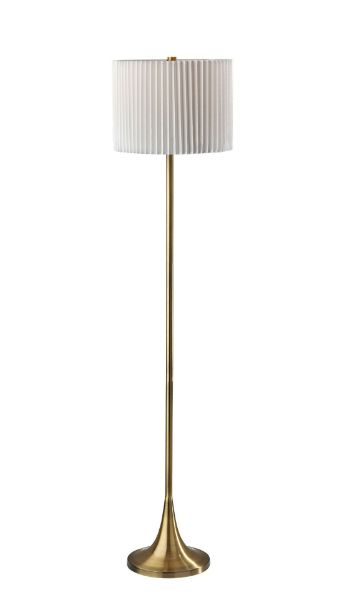 Eli Floor Lmp Finish Antique Brass 