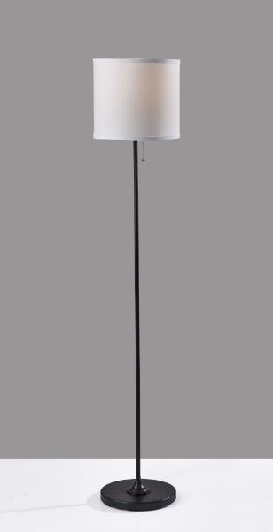 Simple Floor Lamp Black Finish 