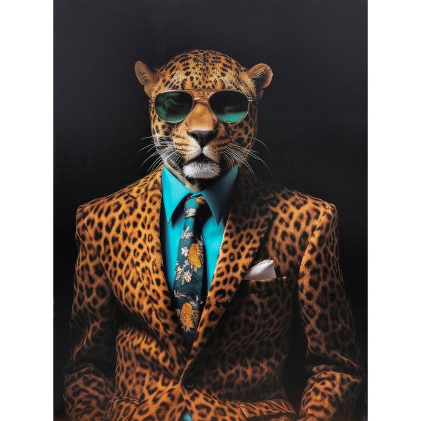 Cheetah In Suit 