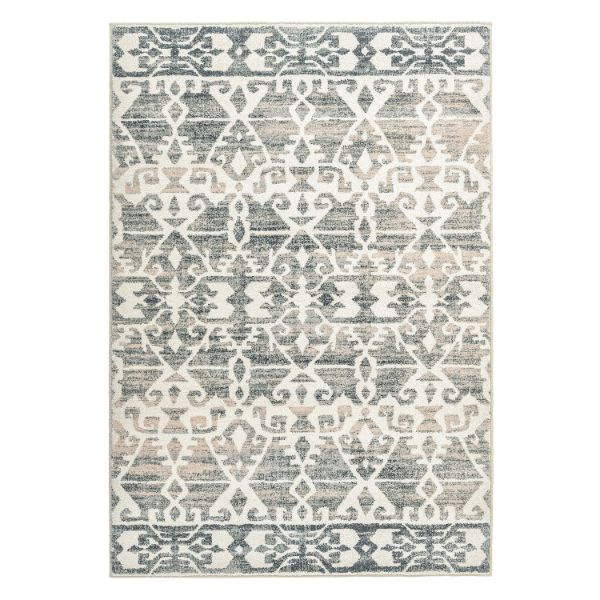 Riverstone Poly Soft White 8X10Area Rug 