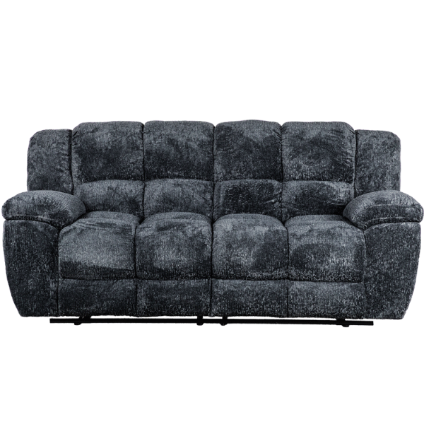 Universe Charcoal Reclining Sofa 
