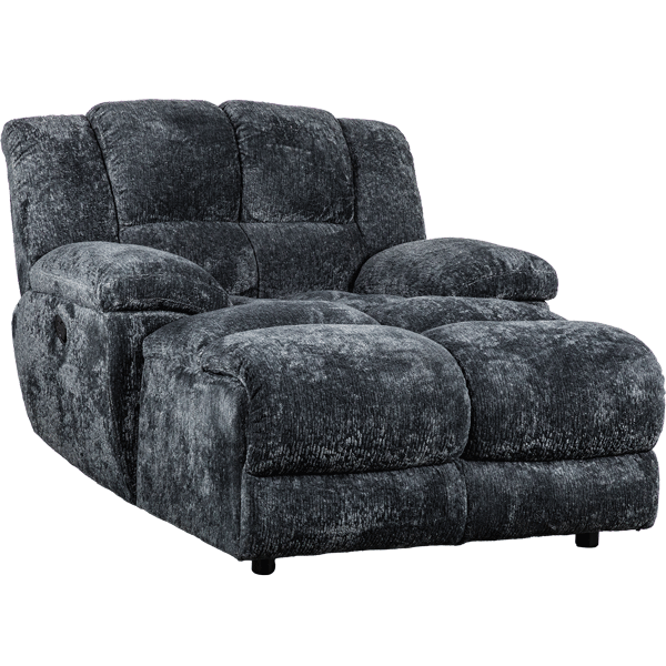 Universe Charcoal Chaise 
