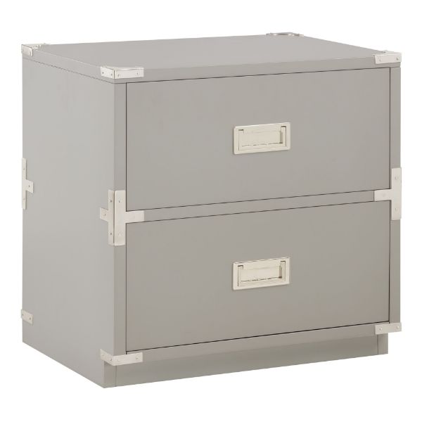  Wellington 16" Two Drawer File, Gray 