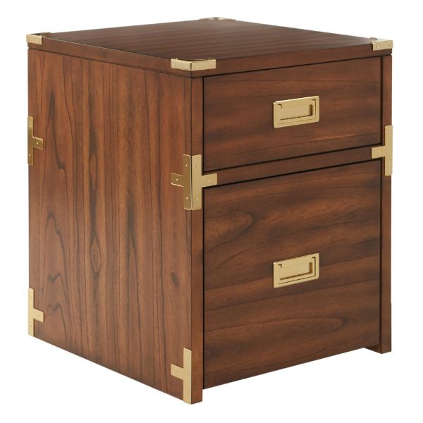  Wellington Two Drawer File Cabinet, Brown 