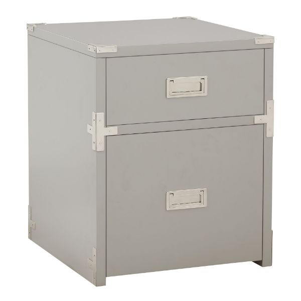  Wellington Two Drawer File Cabinet, Gray 