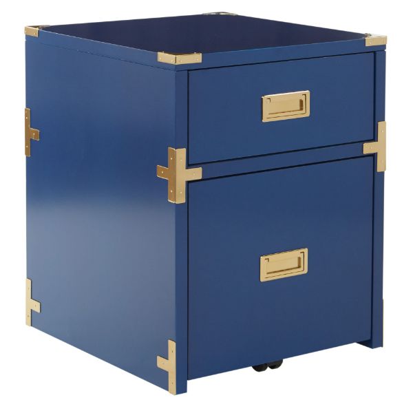  Wellington Two Drawer File Cabinet, Blue 