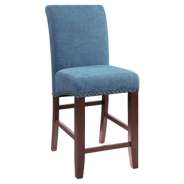  Parsons Antique 24" Barstool, Blue 
