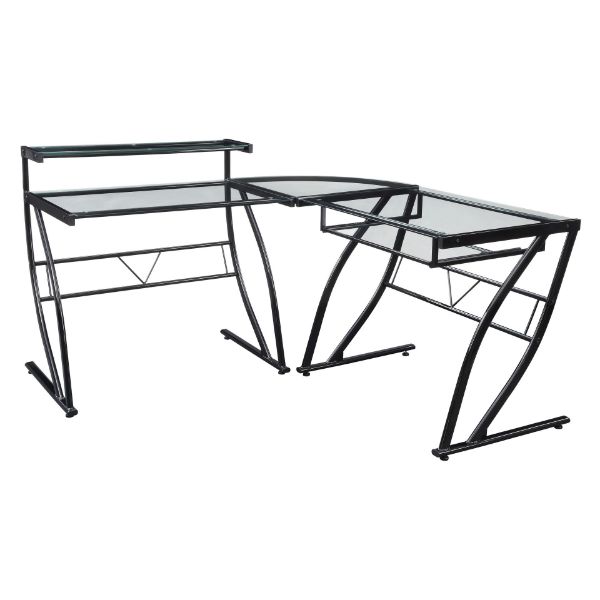  Constellation Gaming L-Desk, Black 