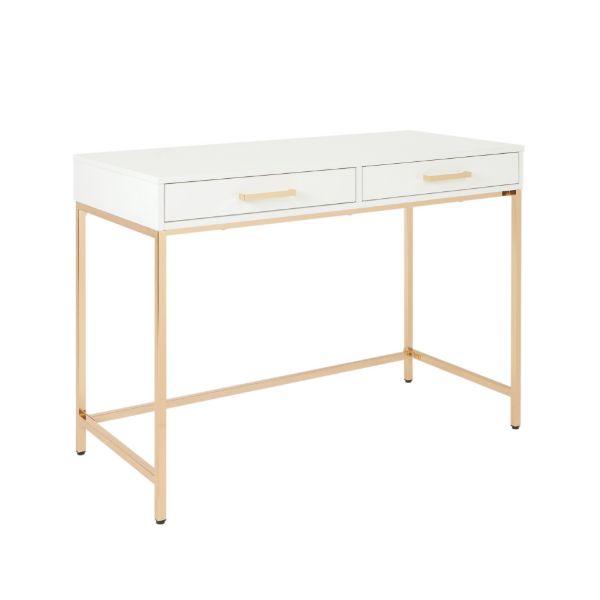 Alios 42" Writing Desk, White